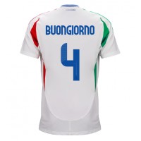 Camisa de time de futebol Itália Alessandro Buongiorno #4 Replicas 2º Equipamento Europeu 2024 Manga Curta